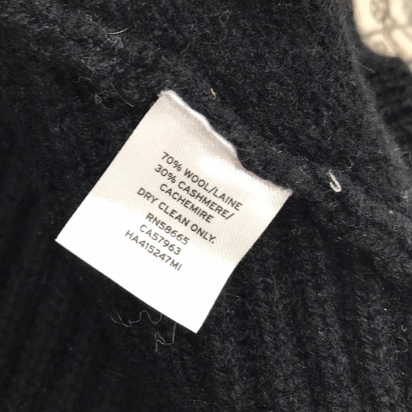 Halogen  Faux Wrap Cashmere Blend Sweater - Picture 6 of 8